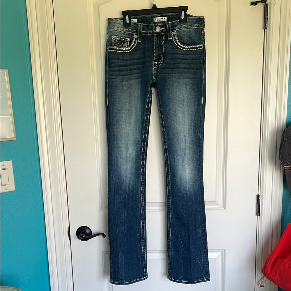 Miss Me Dark Blue Boot Cut Jeans